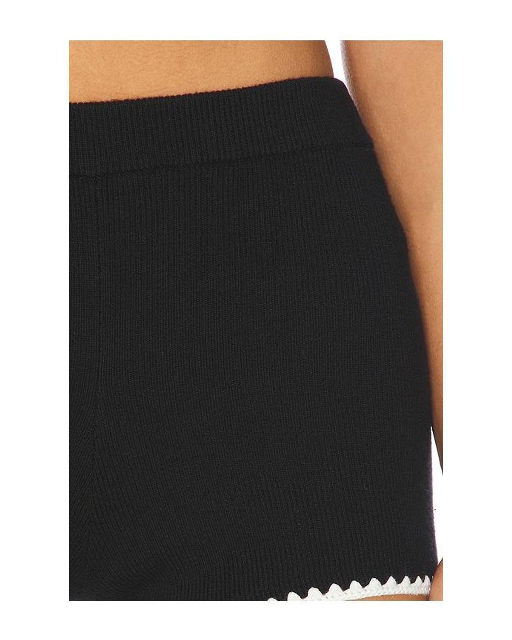 Lovers + Friends Black Lillie Knit Short