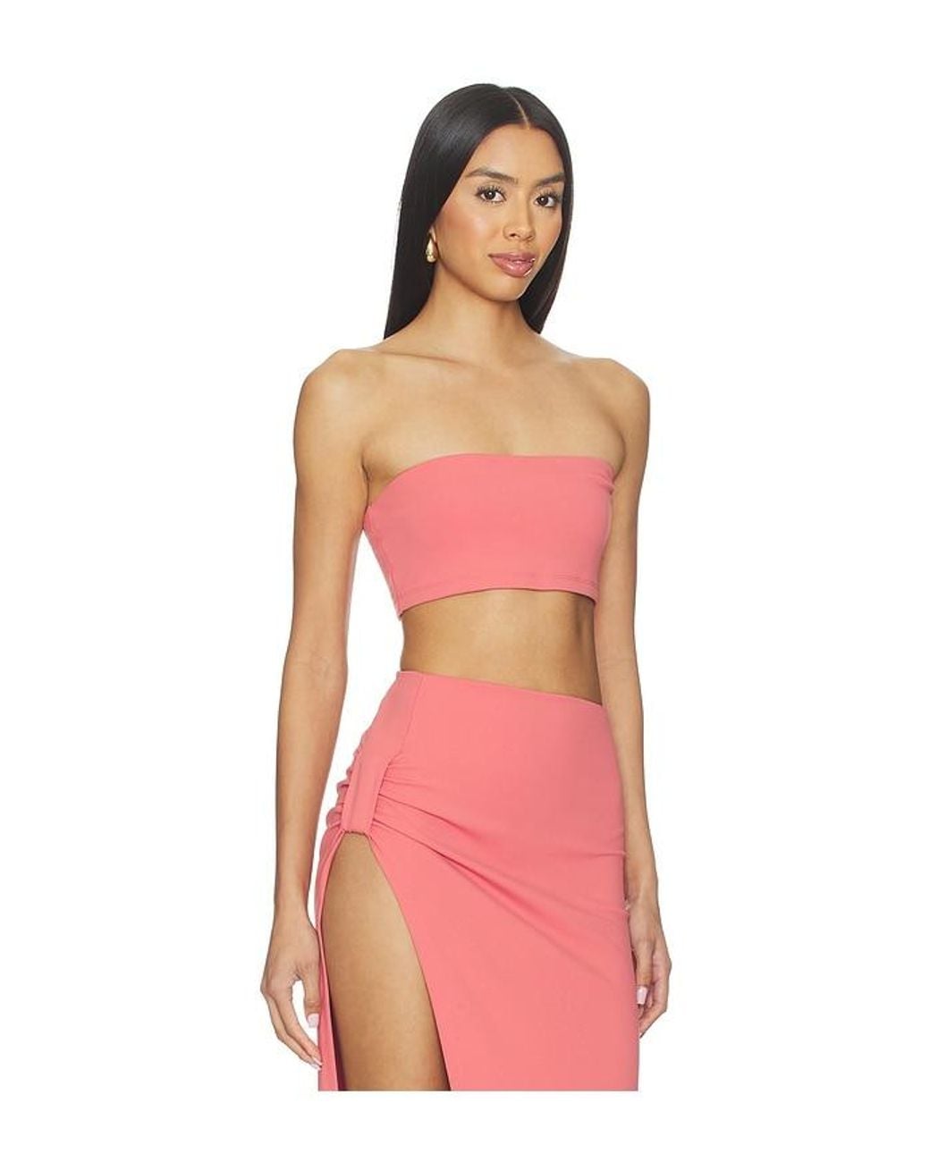 Susana Monaco Pink Micro Tube Top