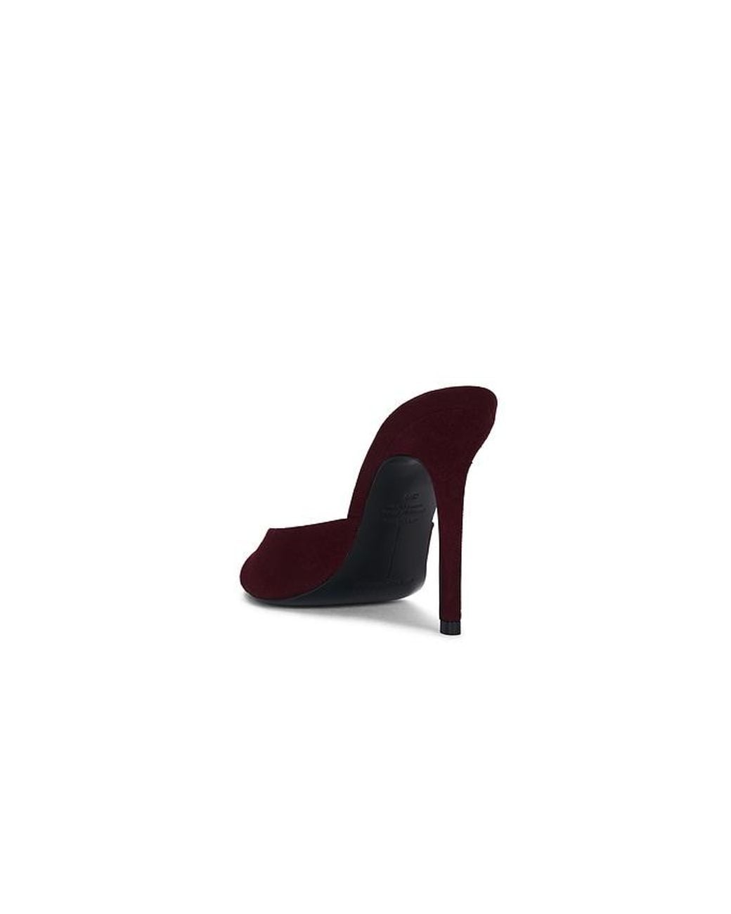 Black Suede Studio Brown Brea Mule