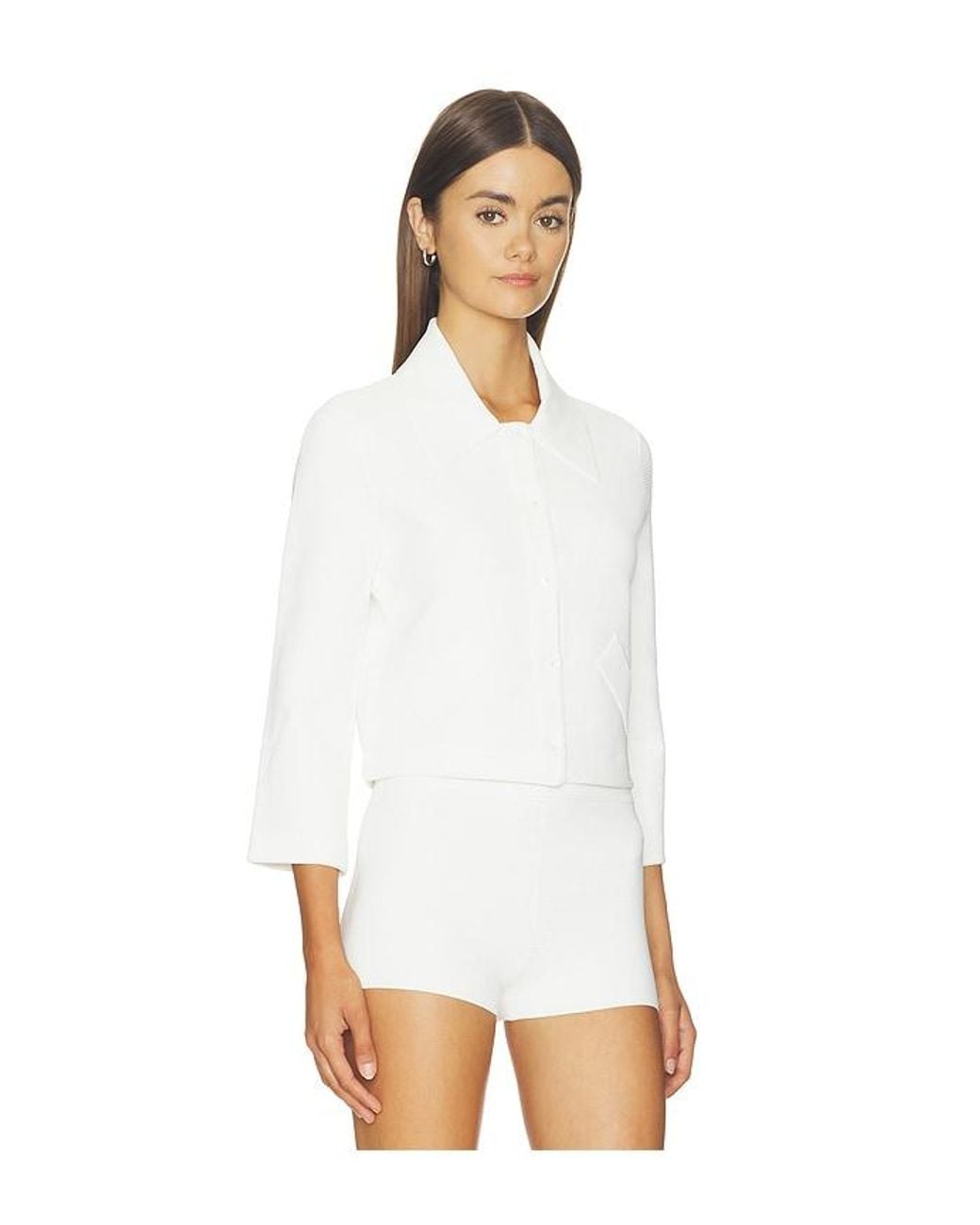 Alice + Olivia White Ila Jacket