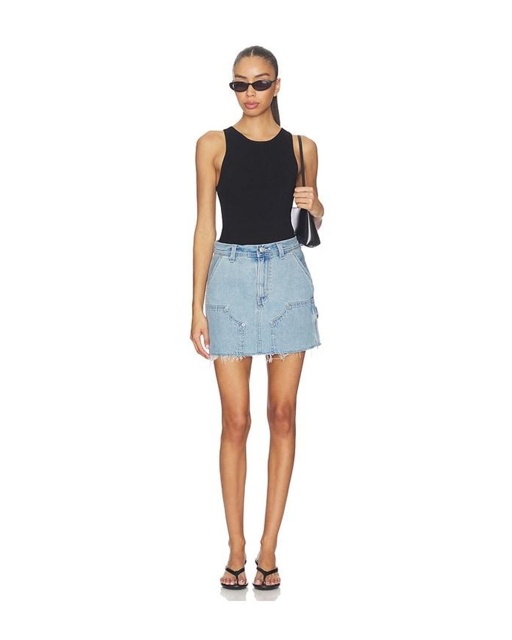 Levi's Blue Icon Utility Skirt