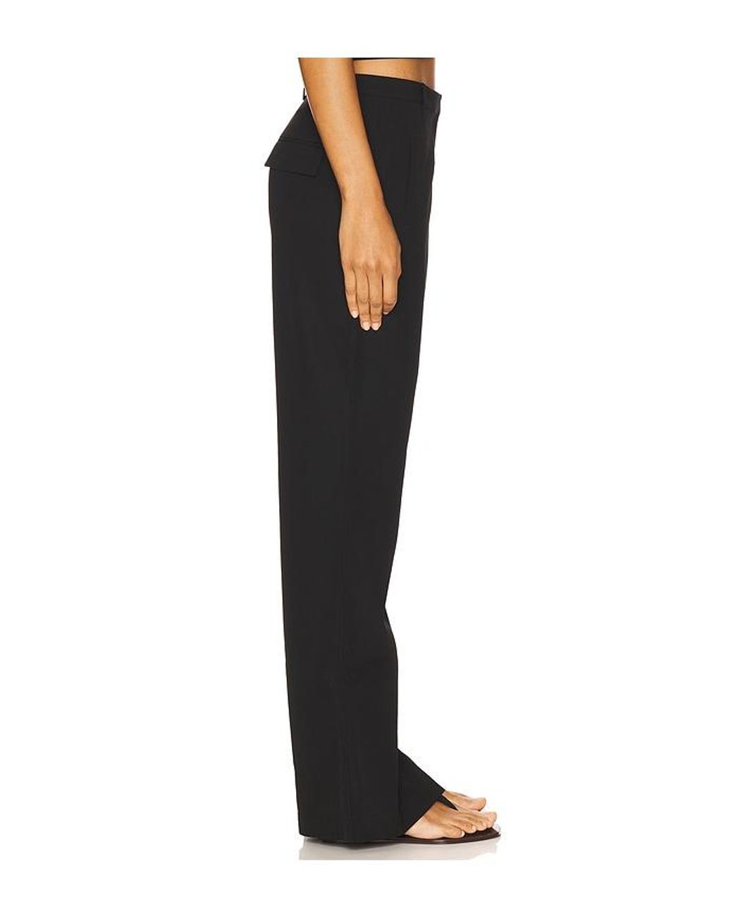 St. Agni Black St Agni 90S Split Leg Pants
