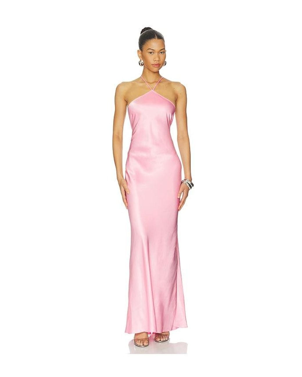 Anna October Pink Angela Maxi Dress