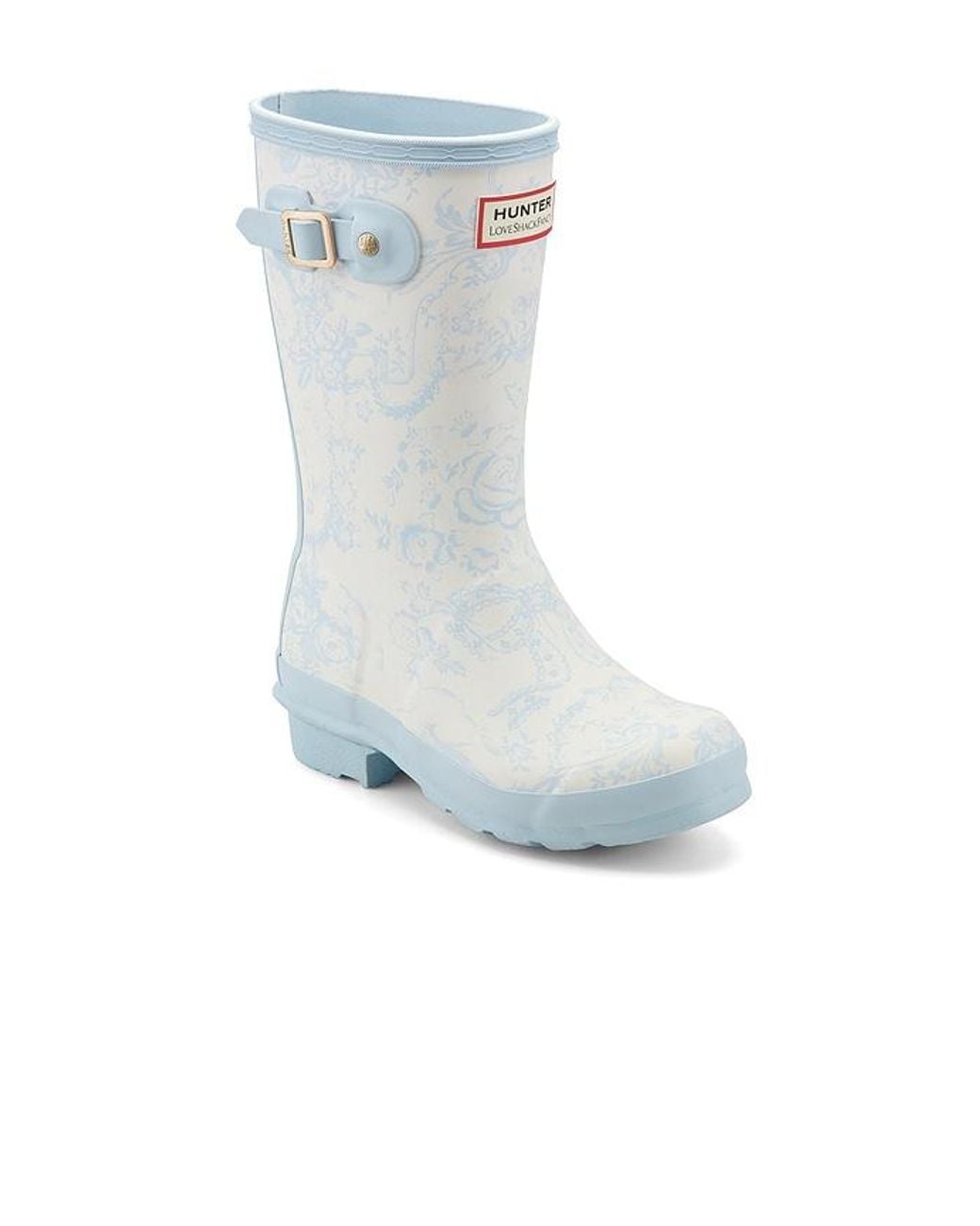 Hunter Blue X Loveshackfancy Junior Original Short Rain Boot