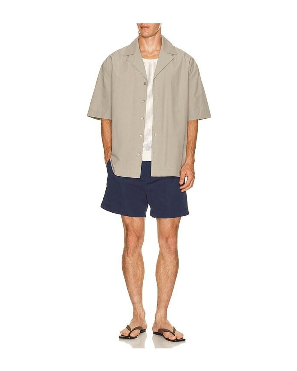 CHE Blue Plain Tailored Swim Short for men