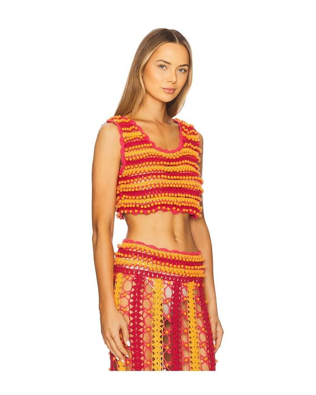 Celiab Orange X Revolve Top