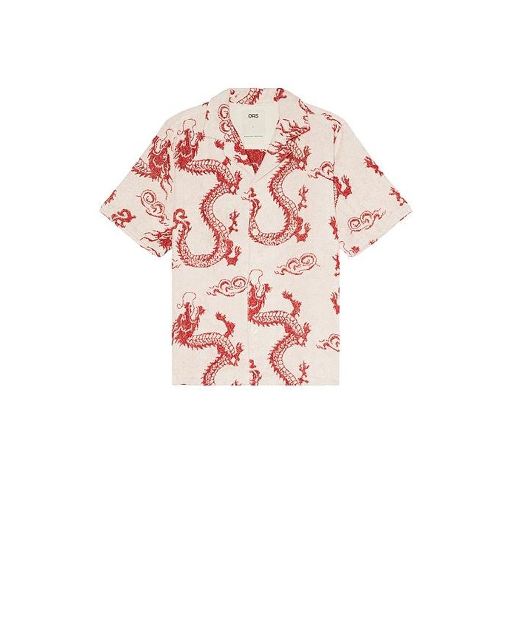 Oas Pink Nimbus Cuba Shirt for men