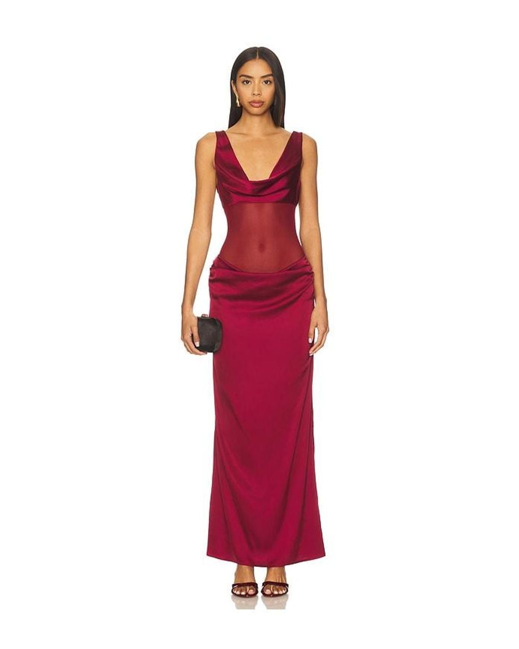 superdown Red Astri Maxi Dress