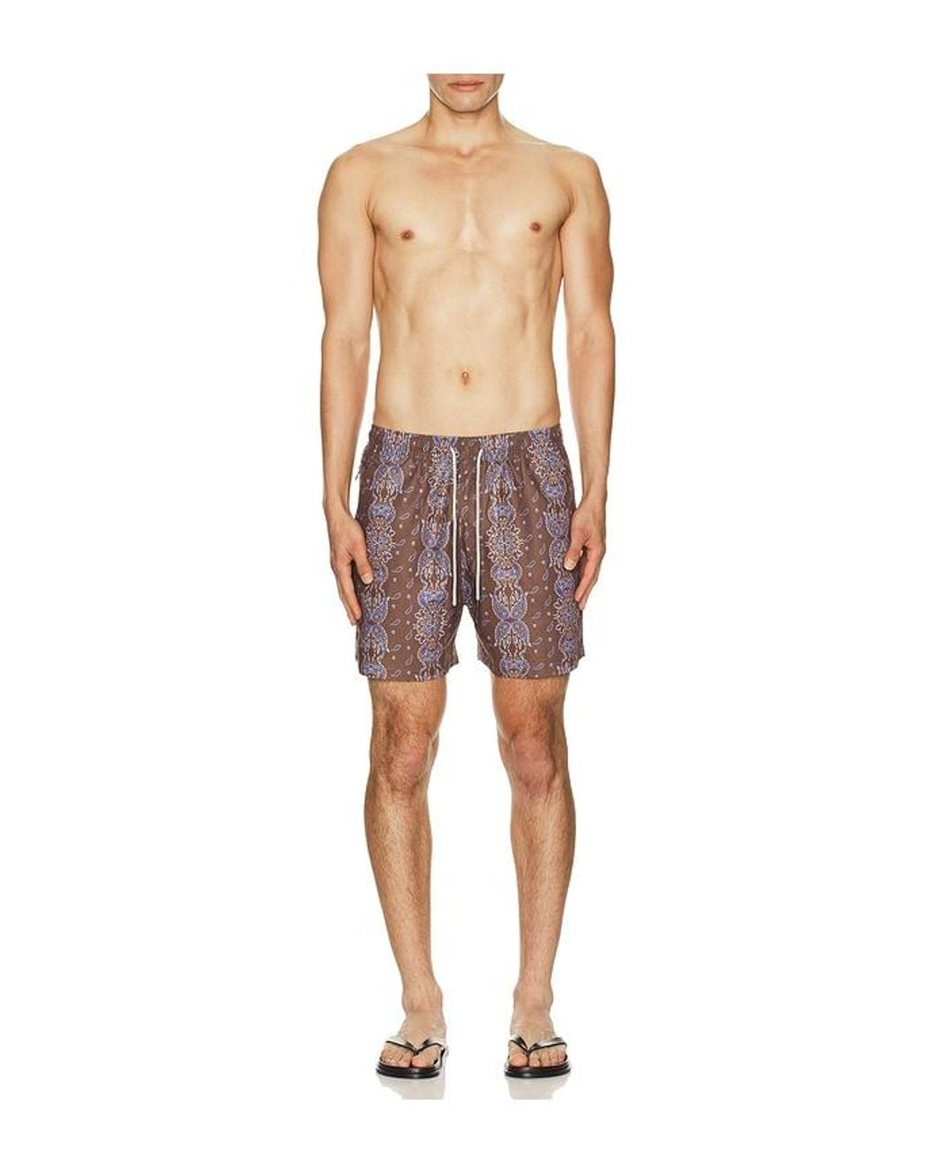 Oas Red Swim Shorts for men