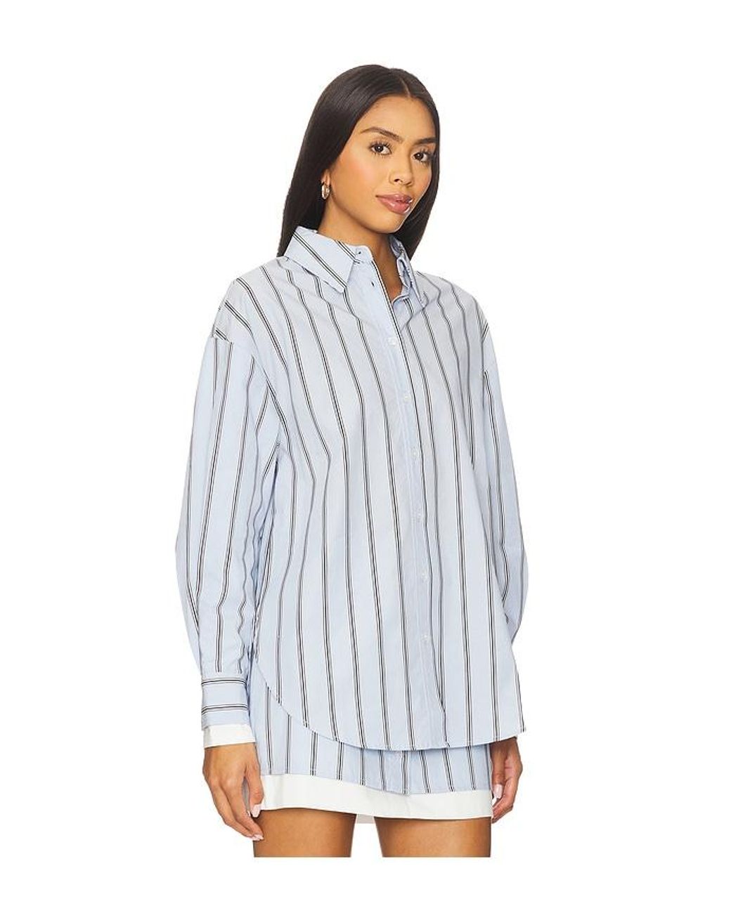 Line & Dot White Leia Shirt