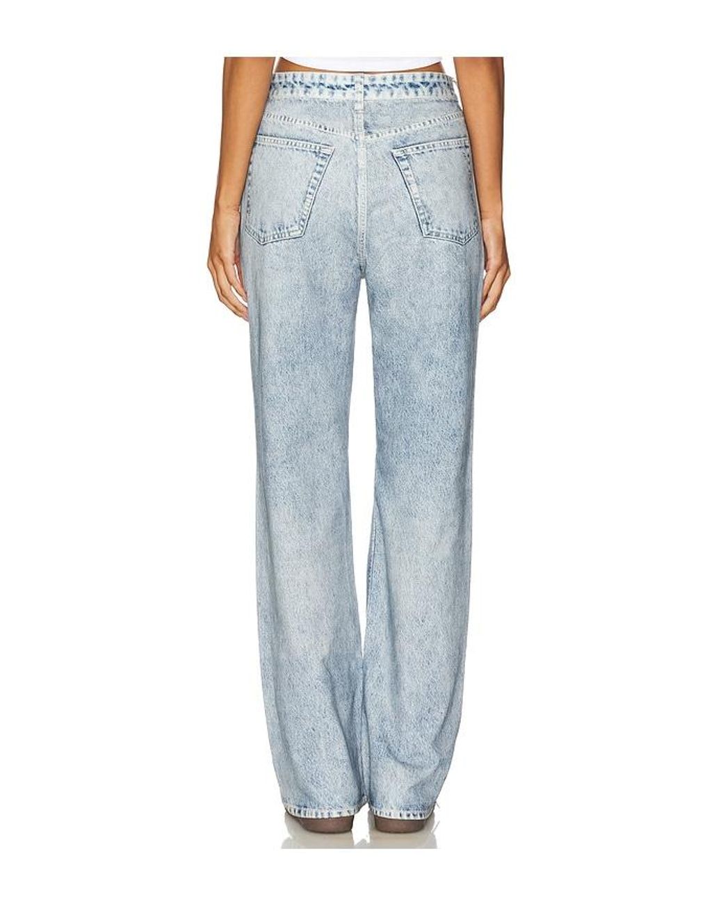 Rag & Bone Blue Miramar Shea High Rise Full Relaxed