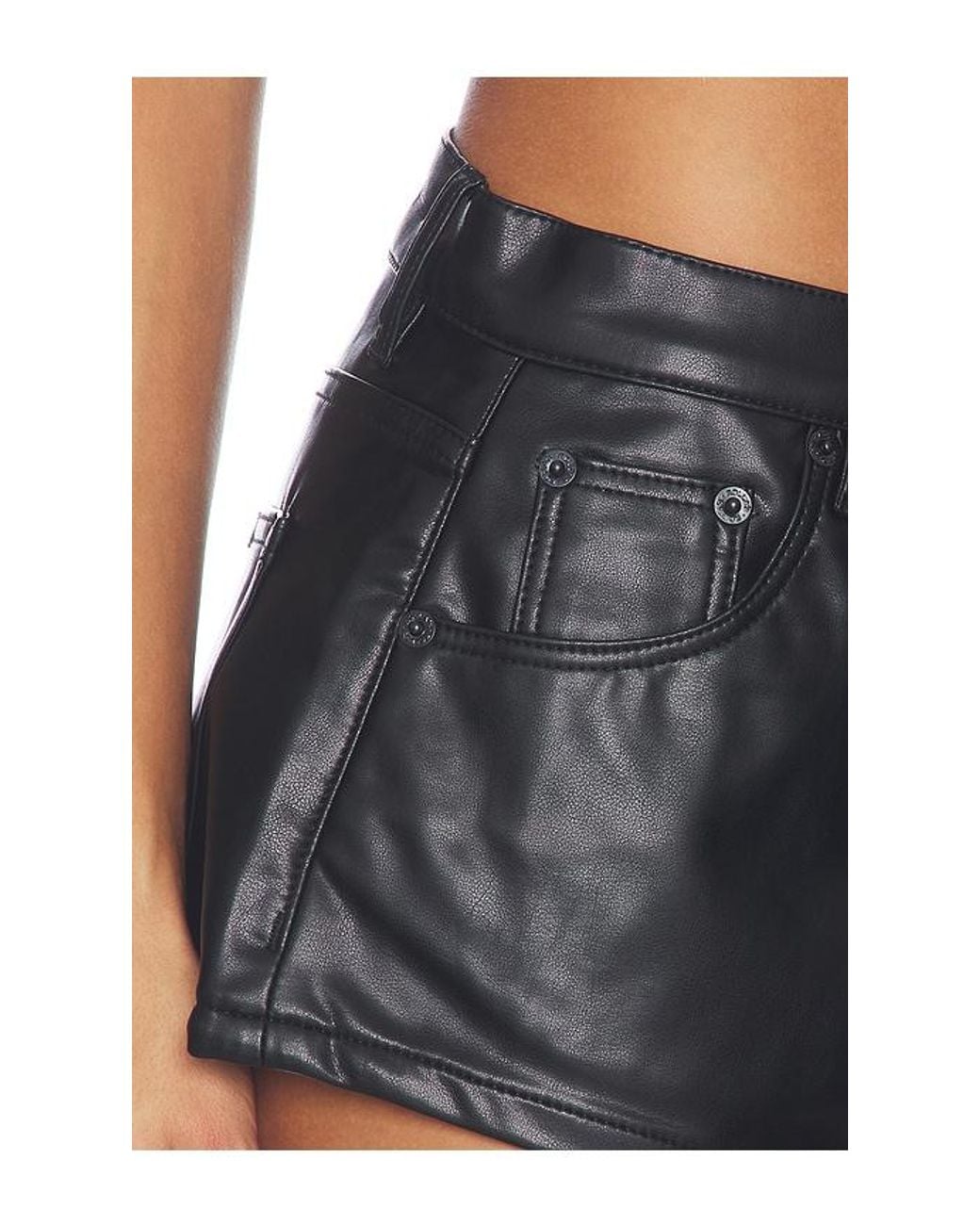 Rolla's Blue Coasters Short Leatherette Shorts