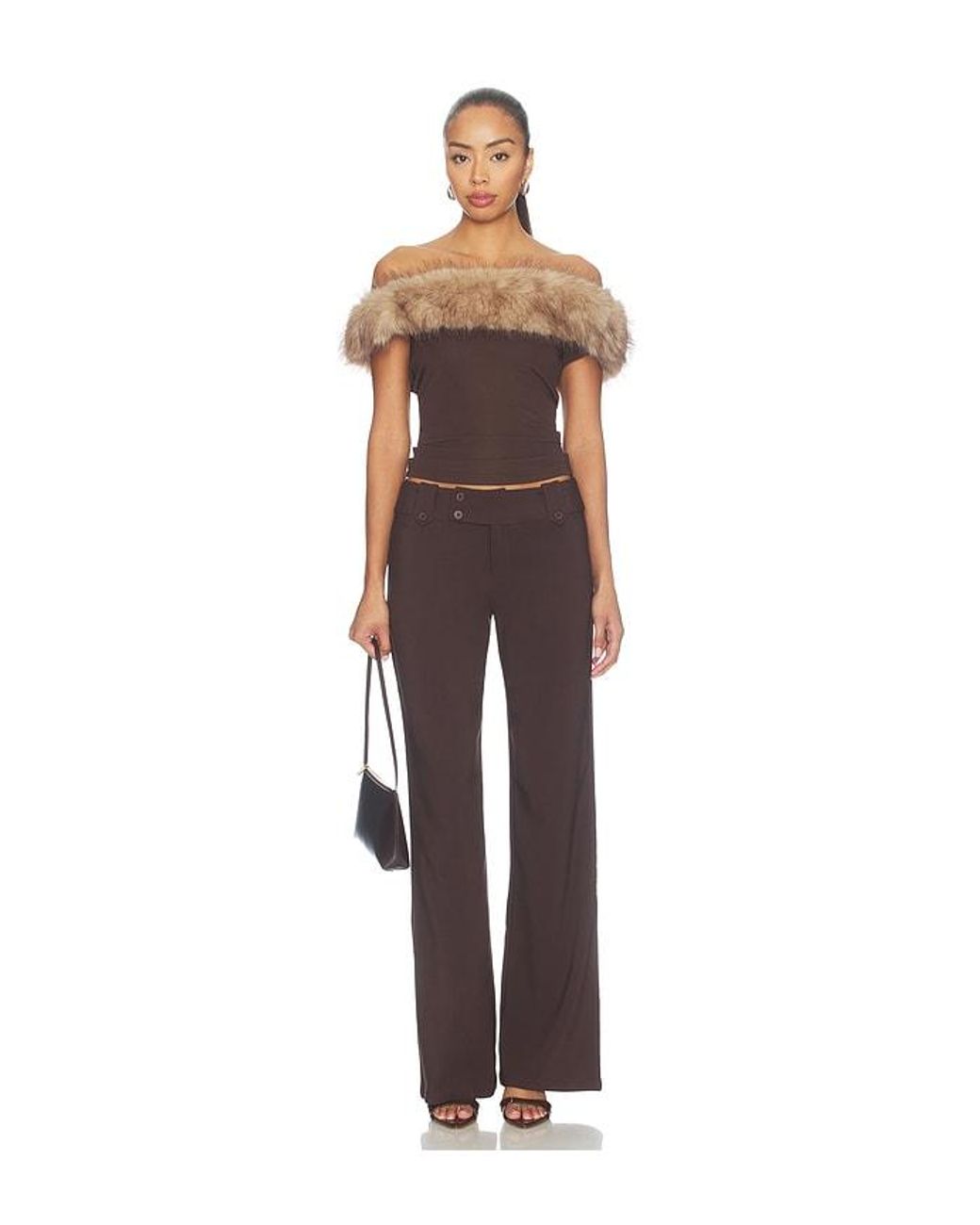 I.AM.GIA Brown Lora Top