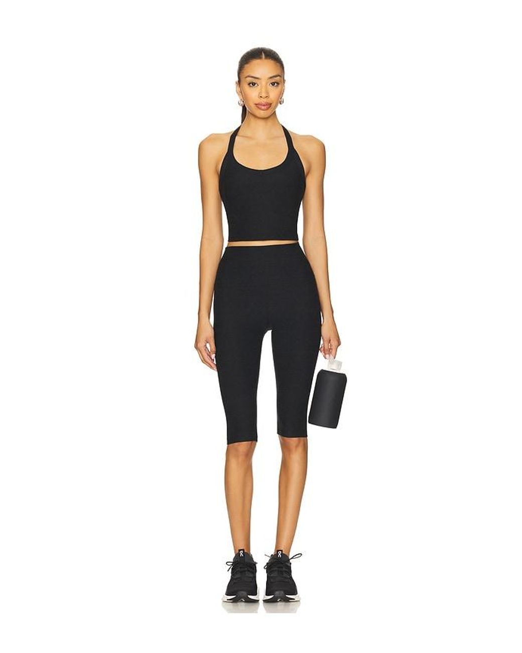 Beyond Yoga Blue High Waisted Pedal Pusher Legging
