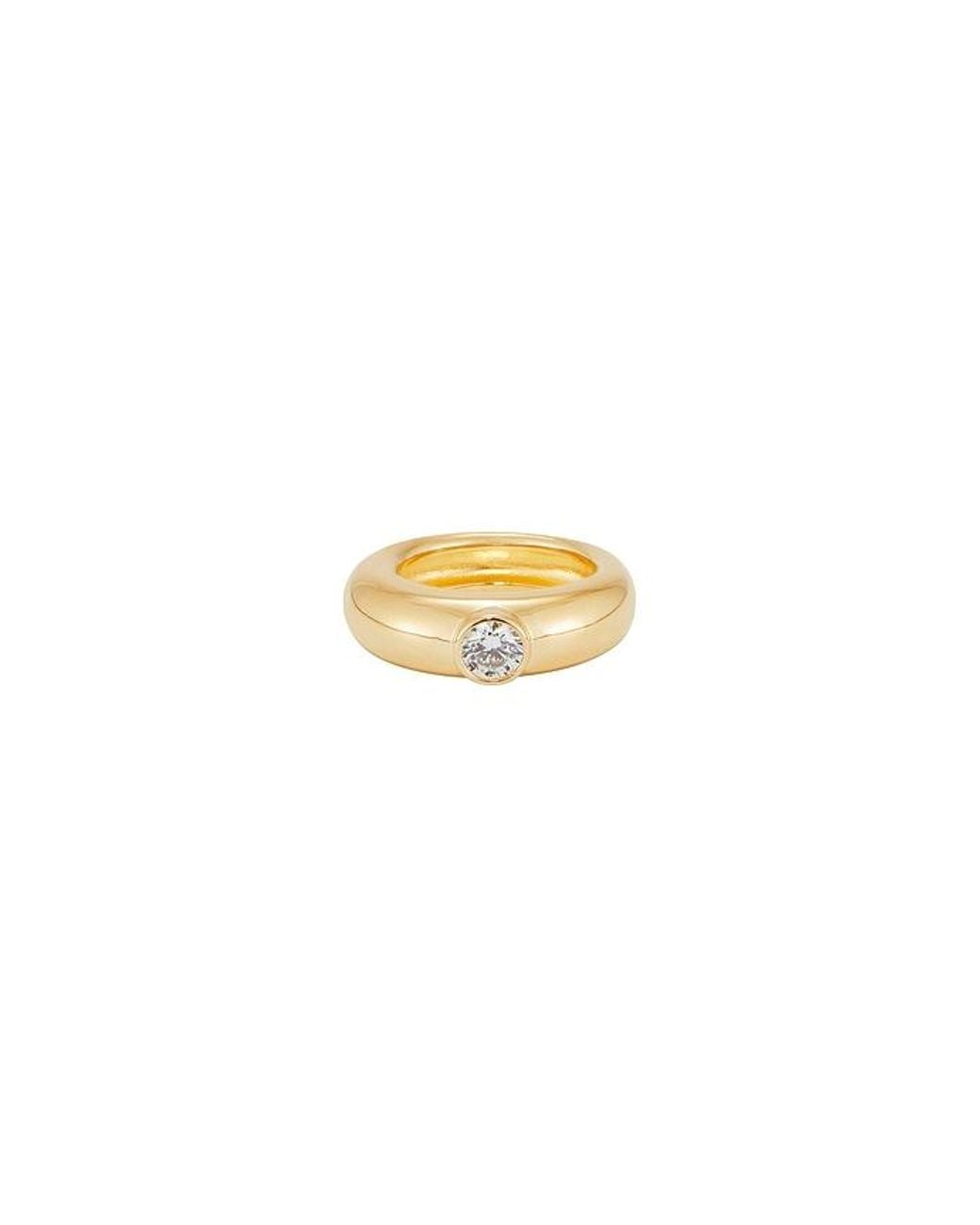 Mega White Zirconia Stacking Donut Ring