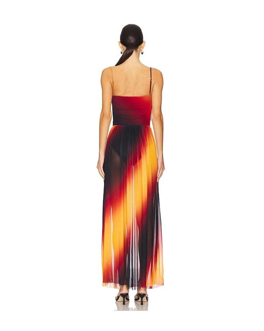 Agua Bendita Orange X Revolve Meeg Maxi Dress