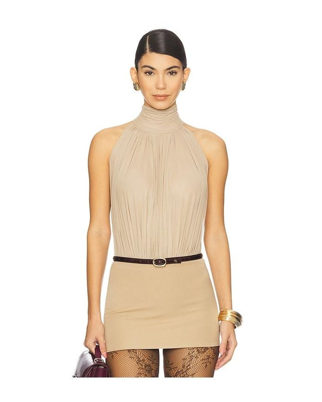 SER.O.YA Natural Isola Mesh Bodysuit