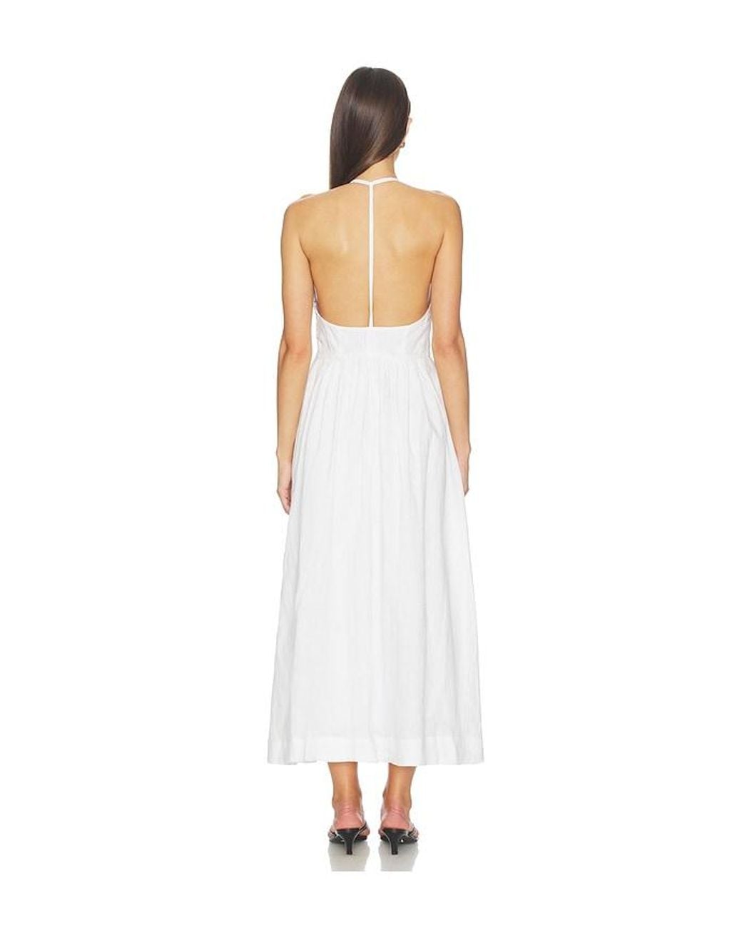 AEXAE White X Revolve Linen Doll Maxi Dress