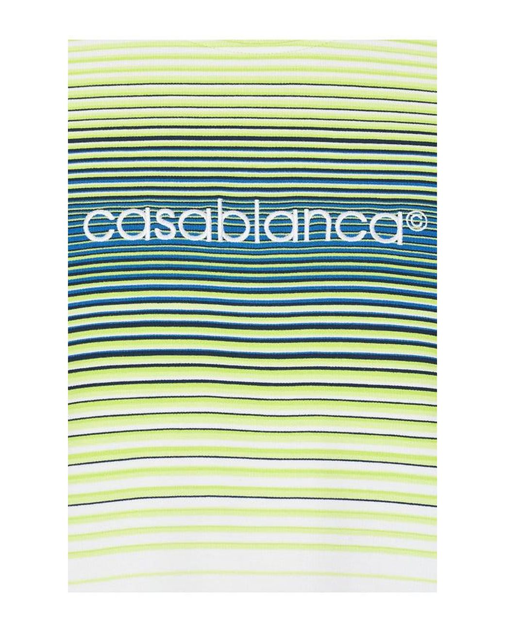 Casablanca Blue Striped Longsleeve Tee