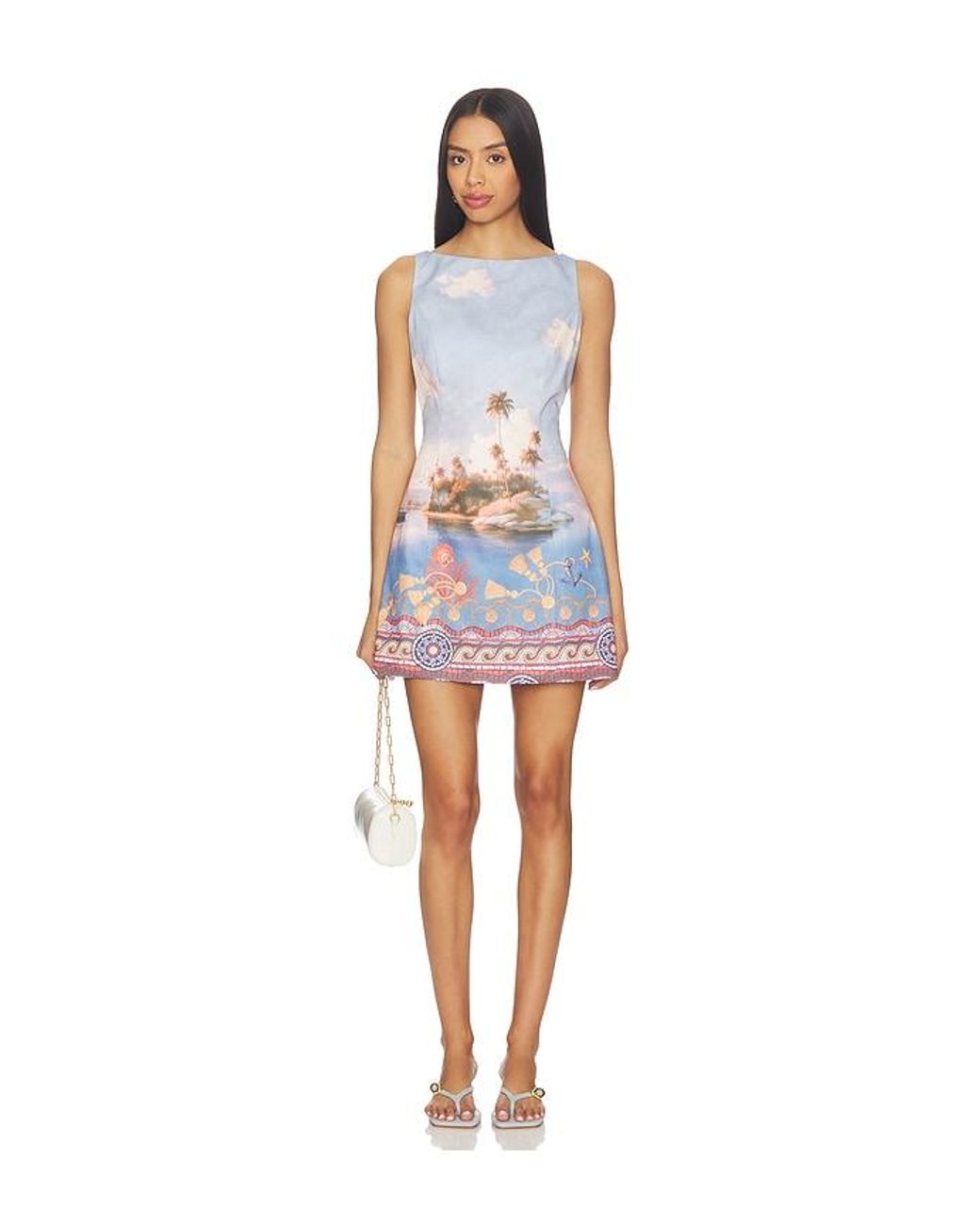 Line & Dot Multicolor Pernille Mini Dress