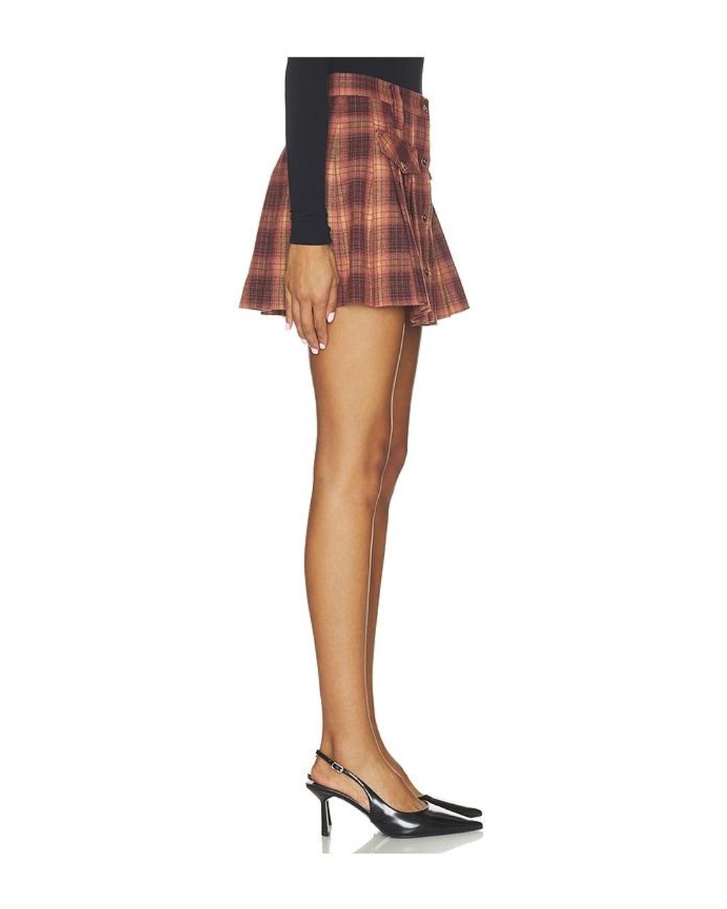 Elodie the Label Multicolor Henrietta Pleated Plaid Skirt