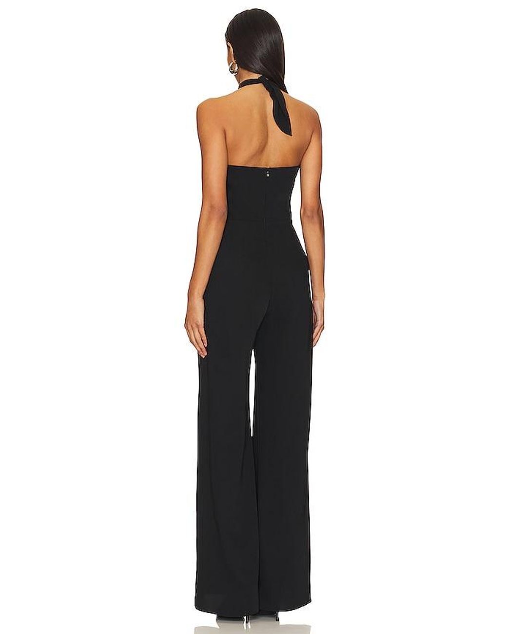 Amanda Uprichard Black Mezcal Jumpsuit