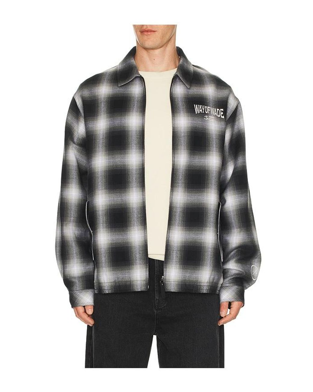 Li-ning Black Way Of Wade Plaid Shirt for men
