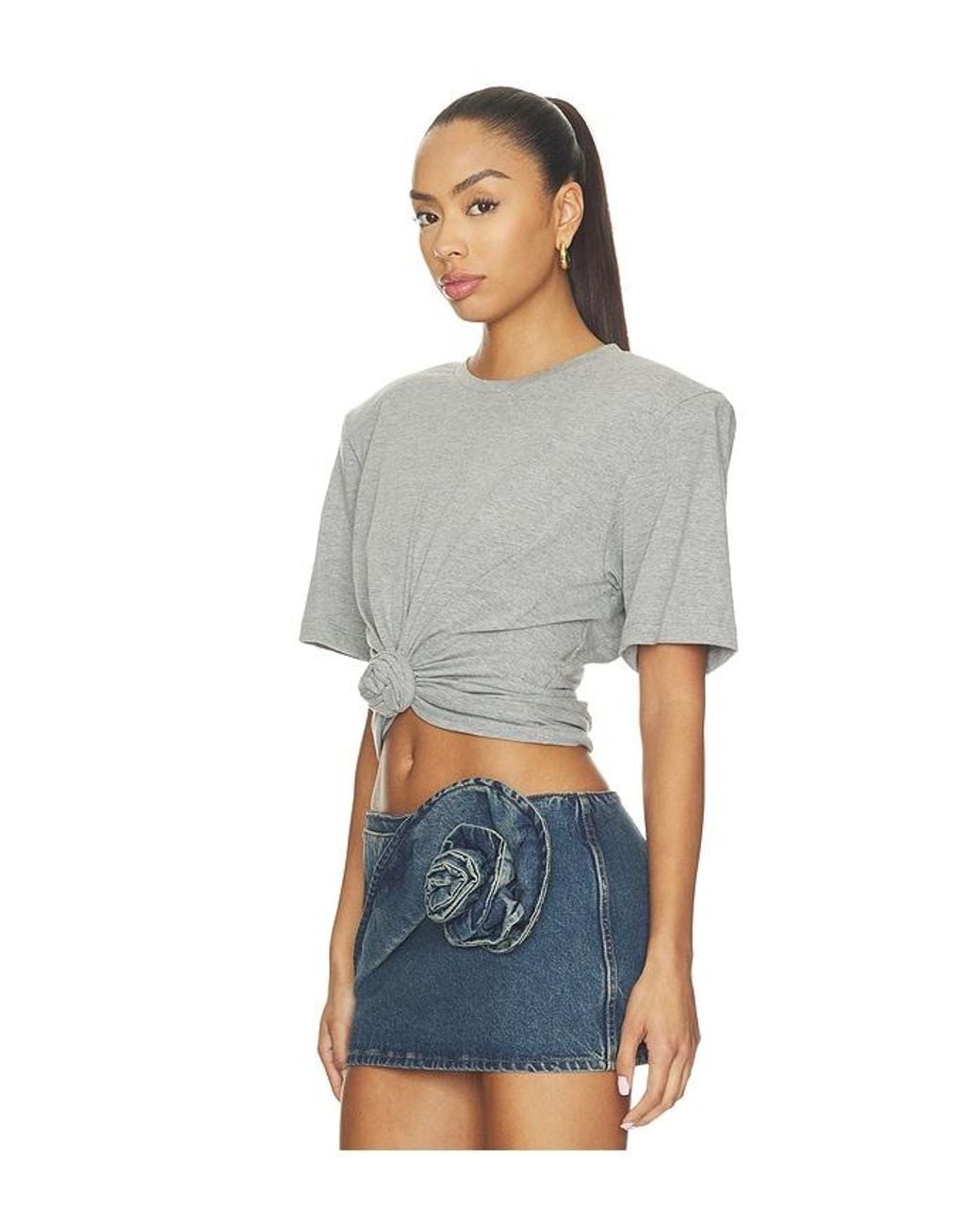 Magda Butrym Gray T-Shirt 01