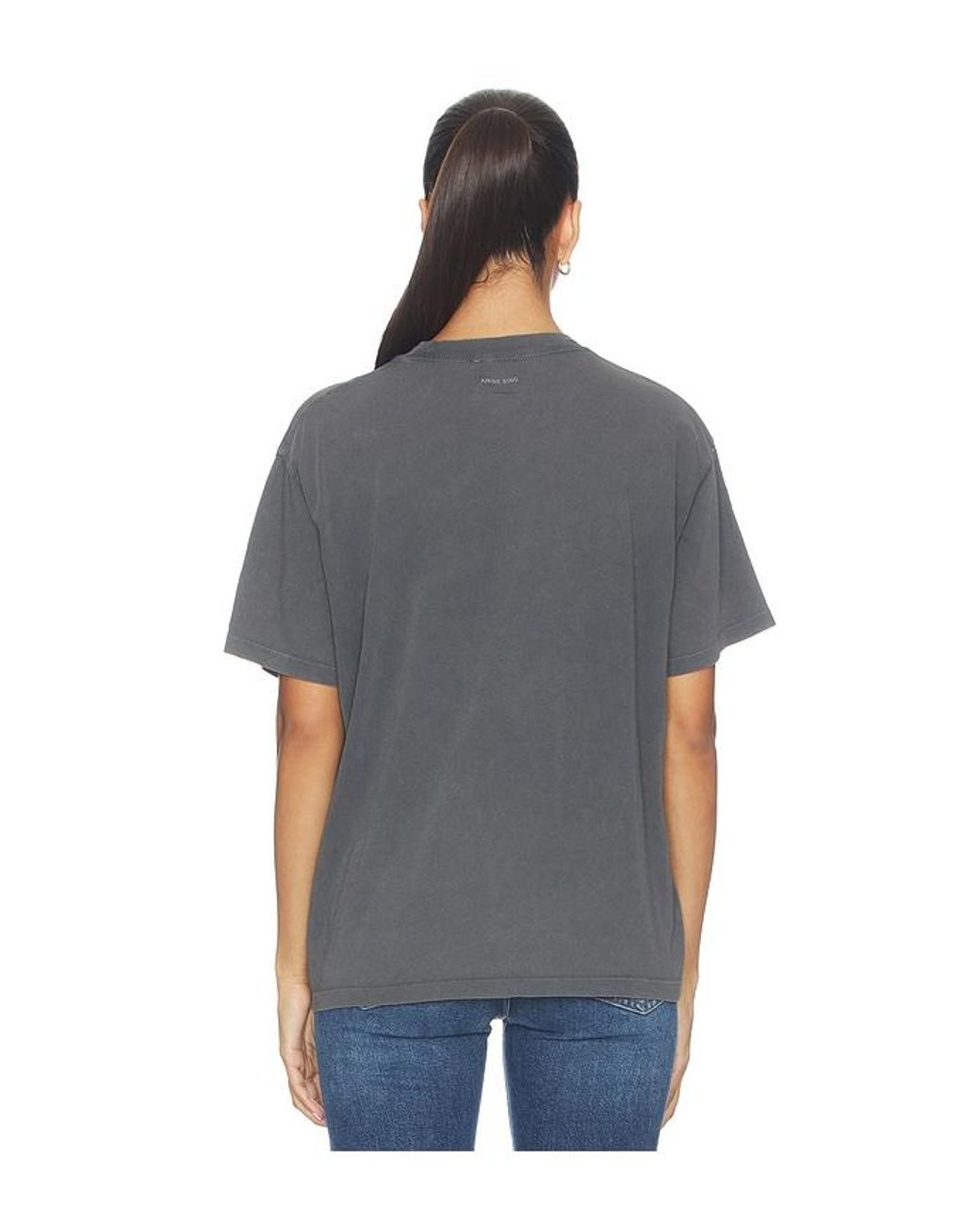 Anine Bing Blue Cade Tee Surfer