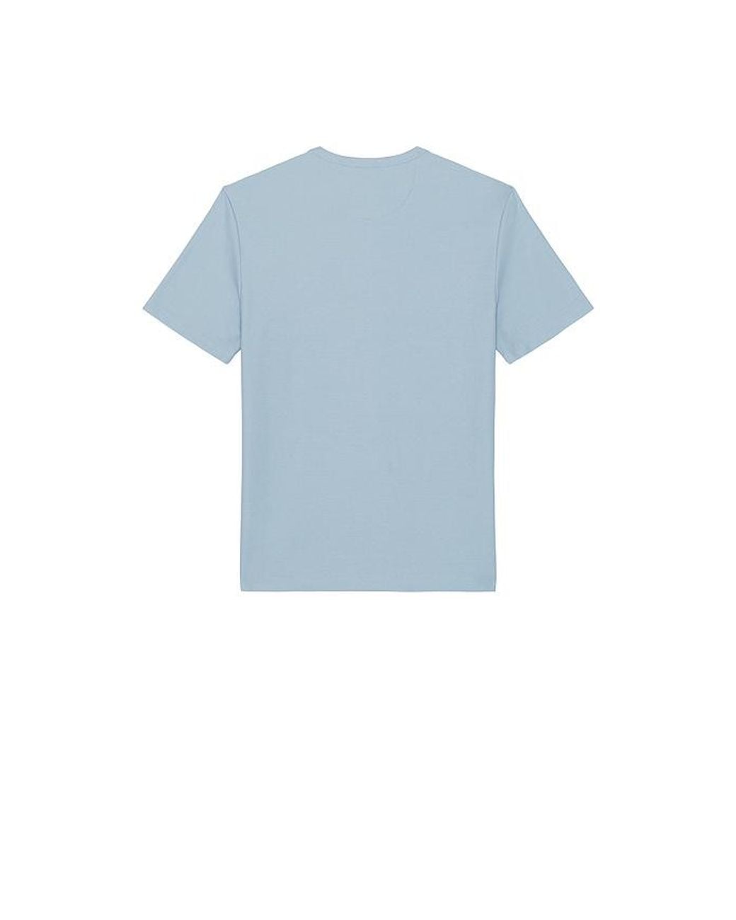 Vince Blue Pima Cotton Tee for men