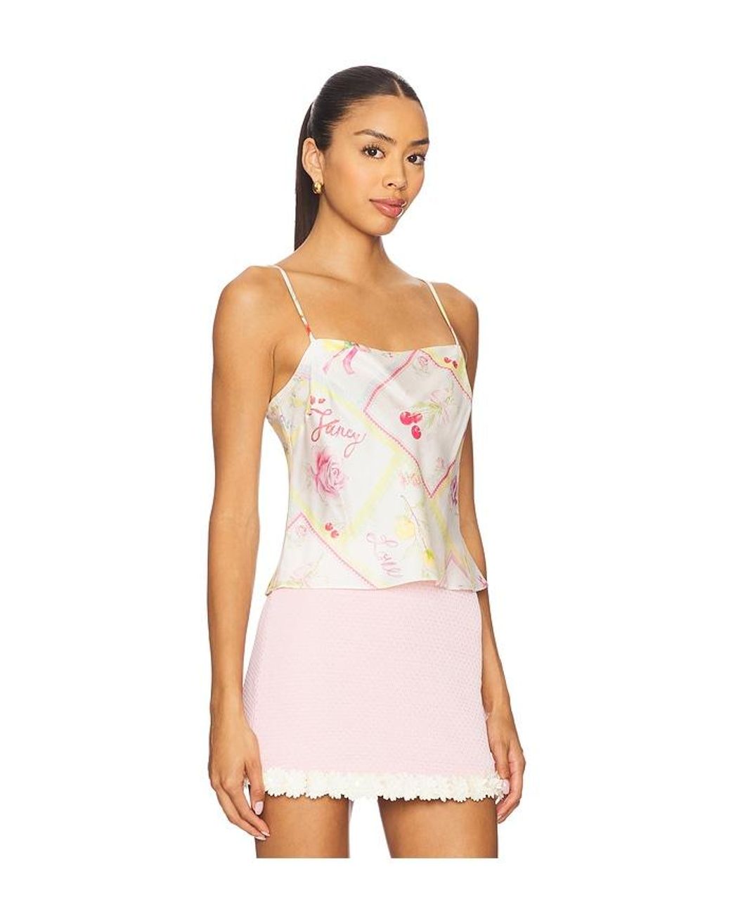 LoveShackFancy Pink Cabi Top