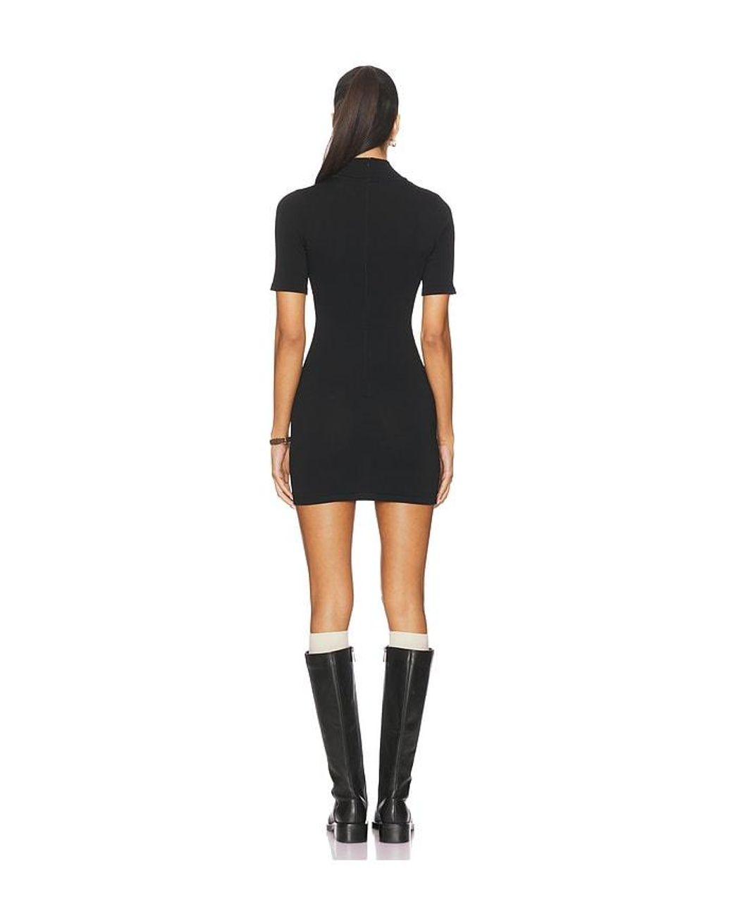 ALL THE WAYS Black Tawny Mini Dress