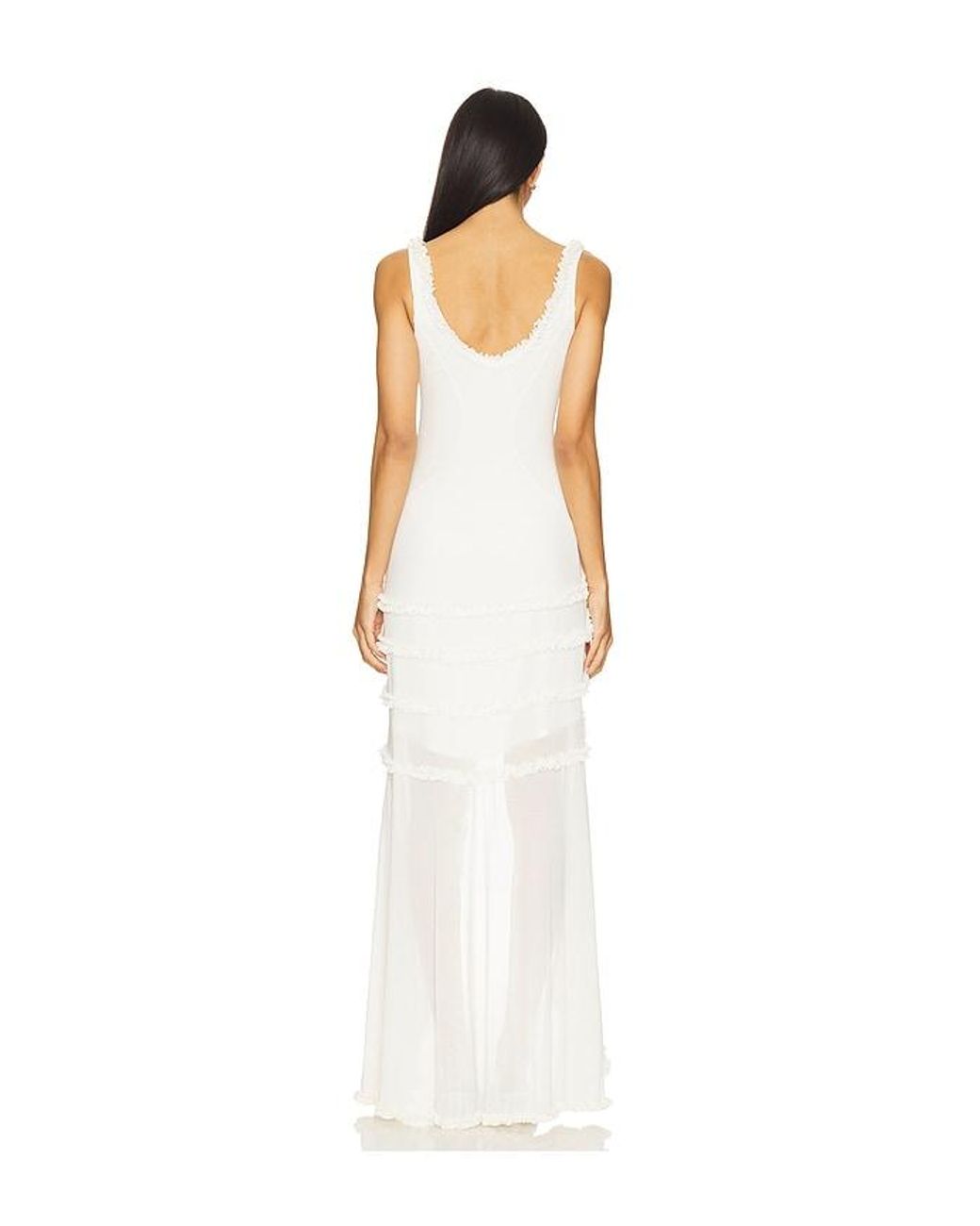 AFRM White Landa Dress