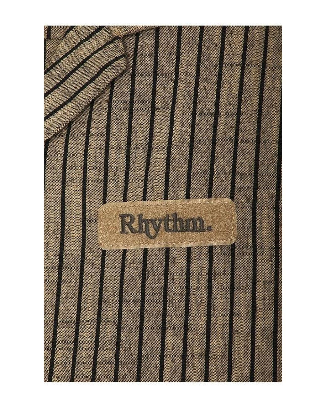 Rhythm Black Texture Stripe Shirt for men