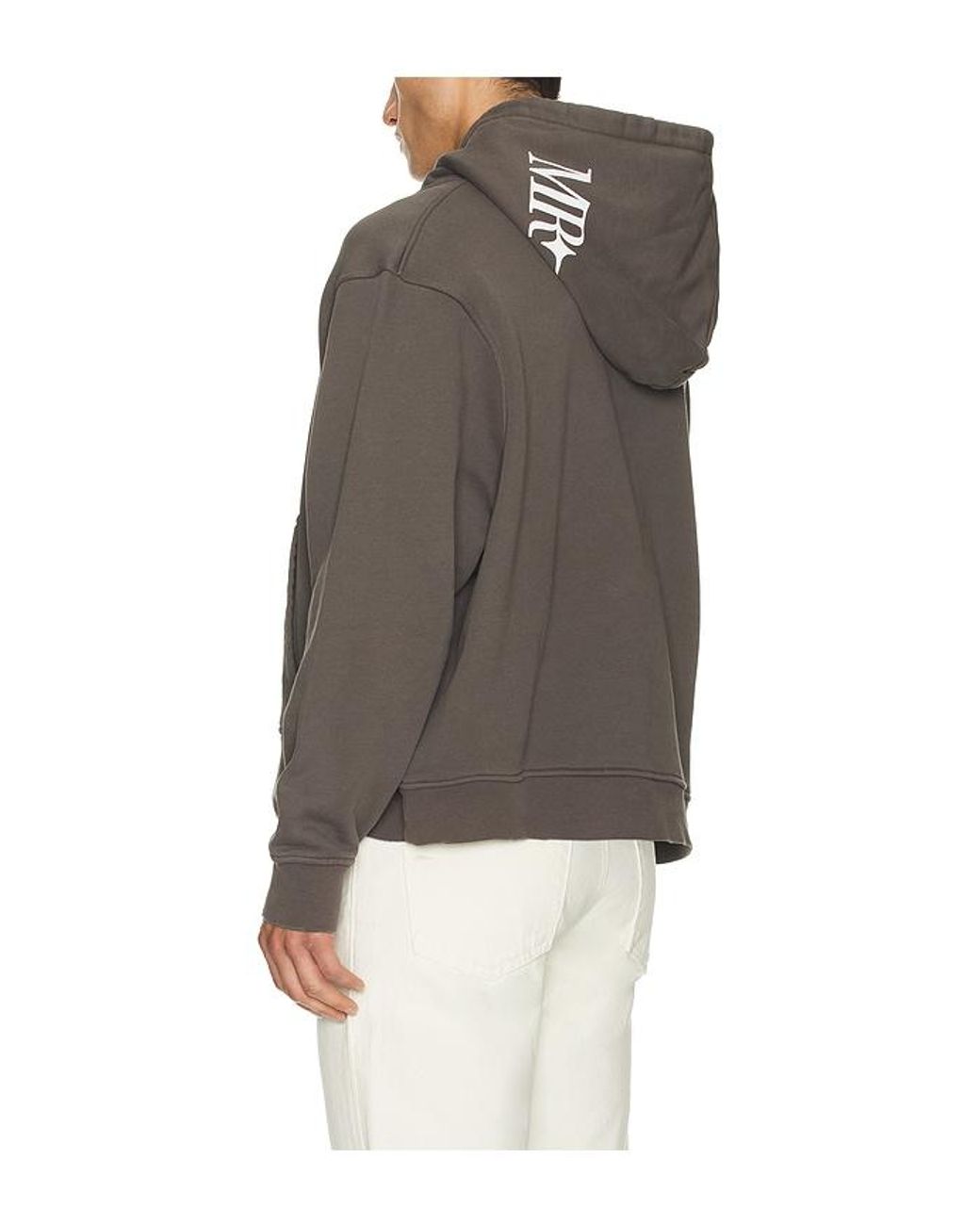 MIDNIGHT RODEO Gray Western Hoodie for men