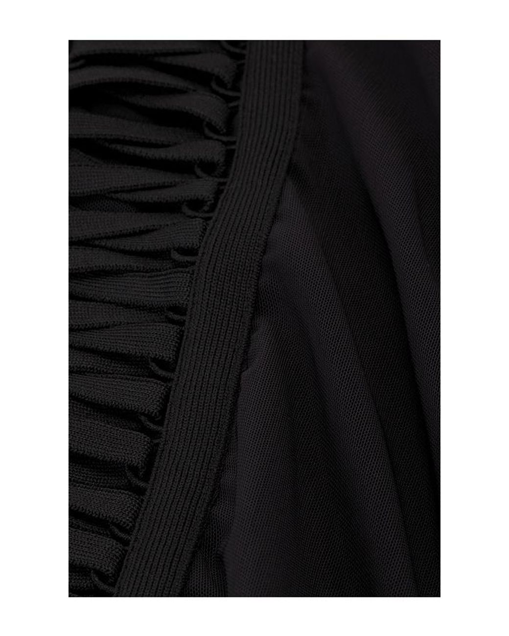 HAELO Black Layered Lace Up Corset Dress