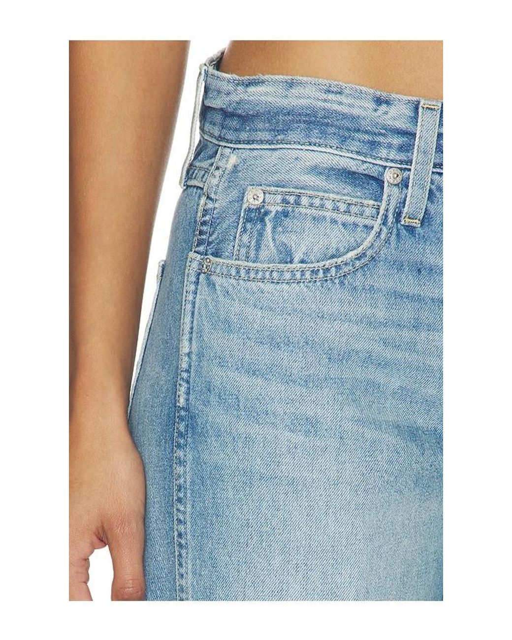 Amo Denim Blue Marcenia Wide Leg Jeans