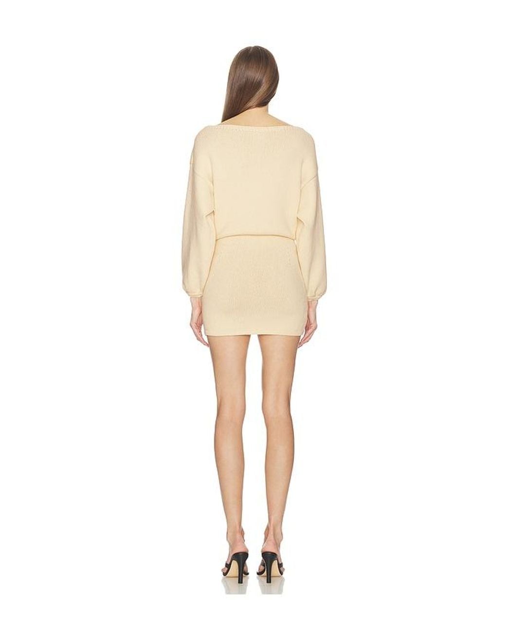 SRG Natural Eleanore Sculptured Knit Mini Dress