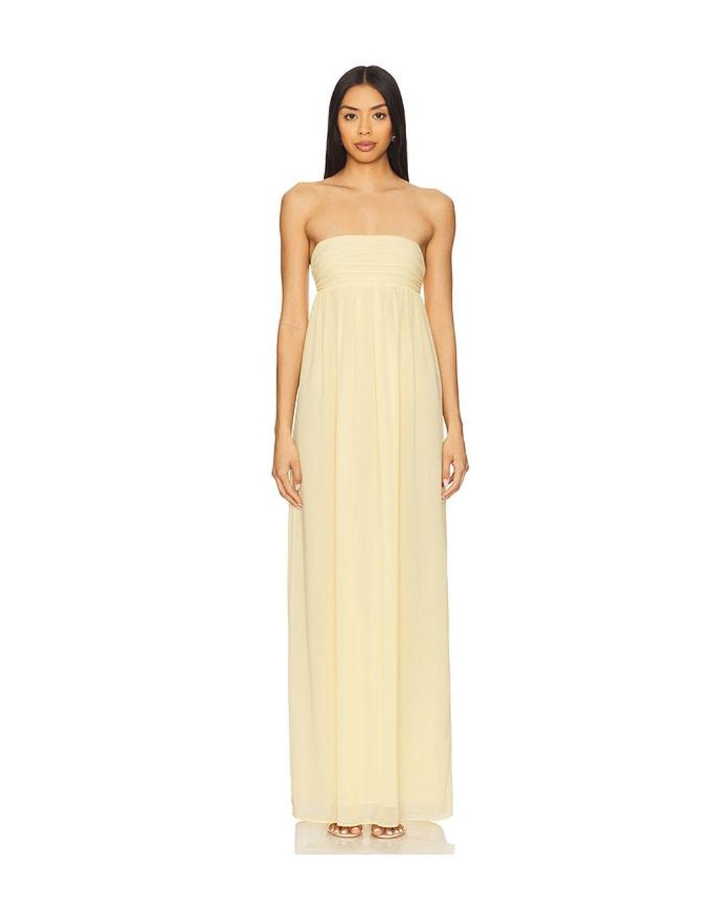 Lovers + Friends Natural Soleil Gown