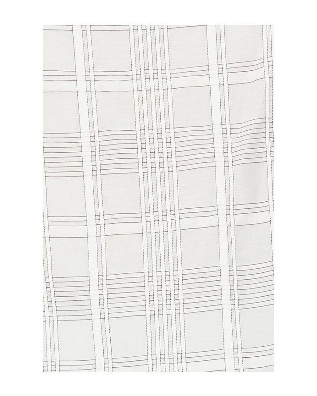 Rag & Bone White Adela Plaid Top