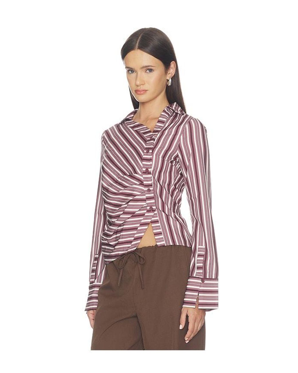 ALL THE WAYS Red Charlotte Top