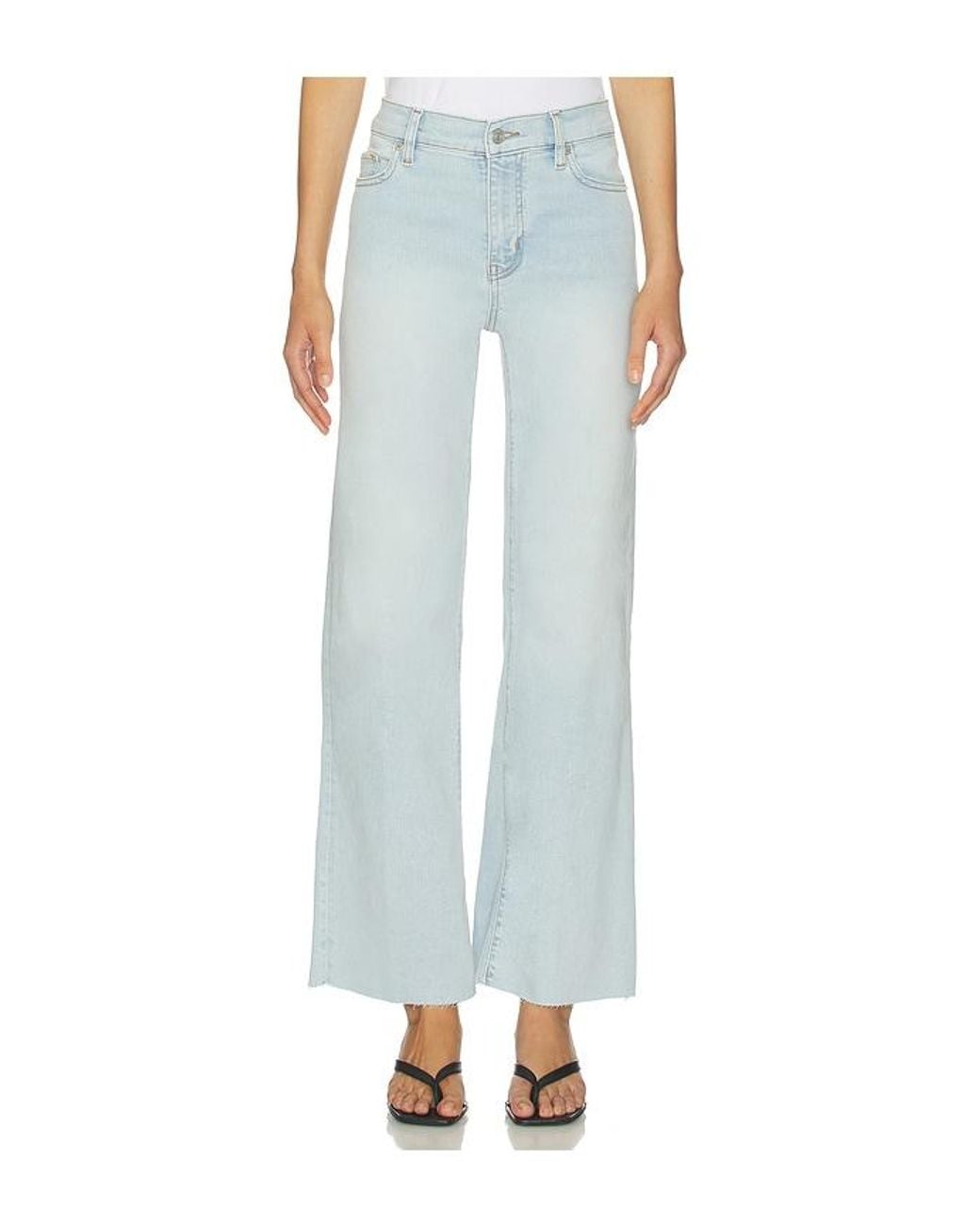FRAME Blue Le Slim Palazzo Jeans