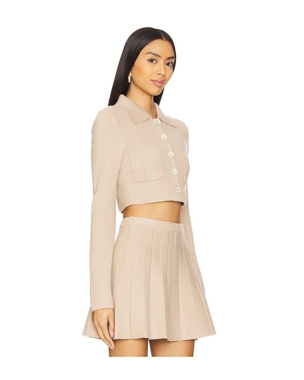 MAJORELLE Natural Solveig Cardigan