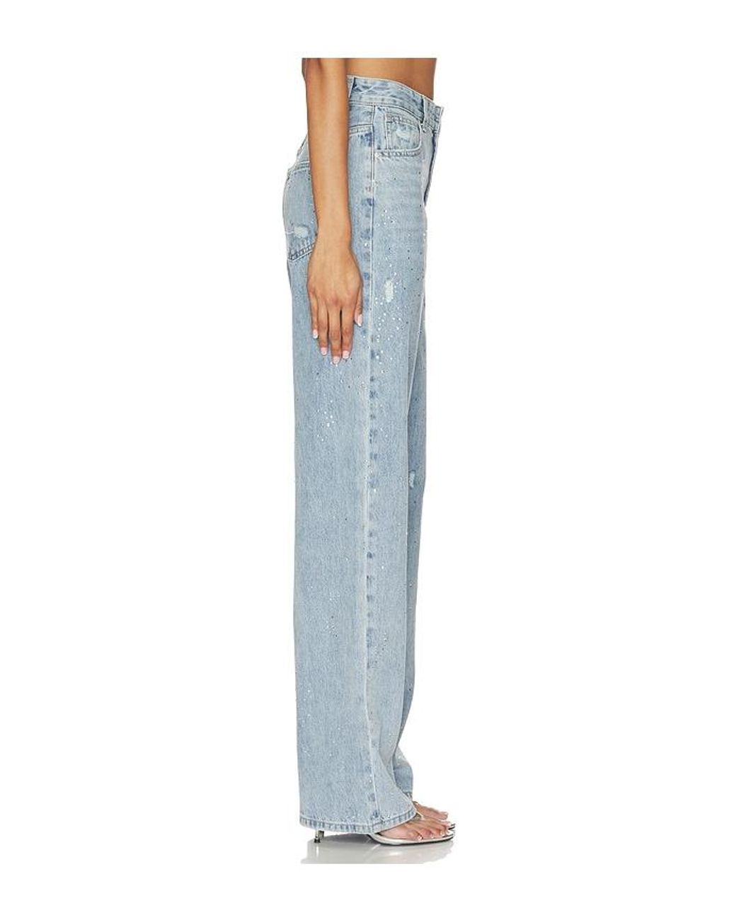 Lioness Blue Diamante Jeans