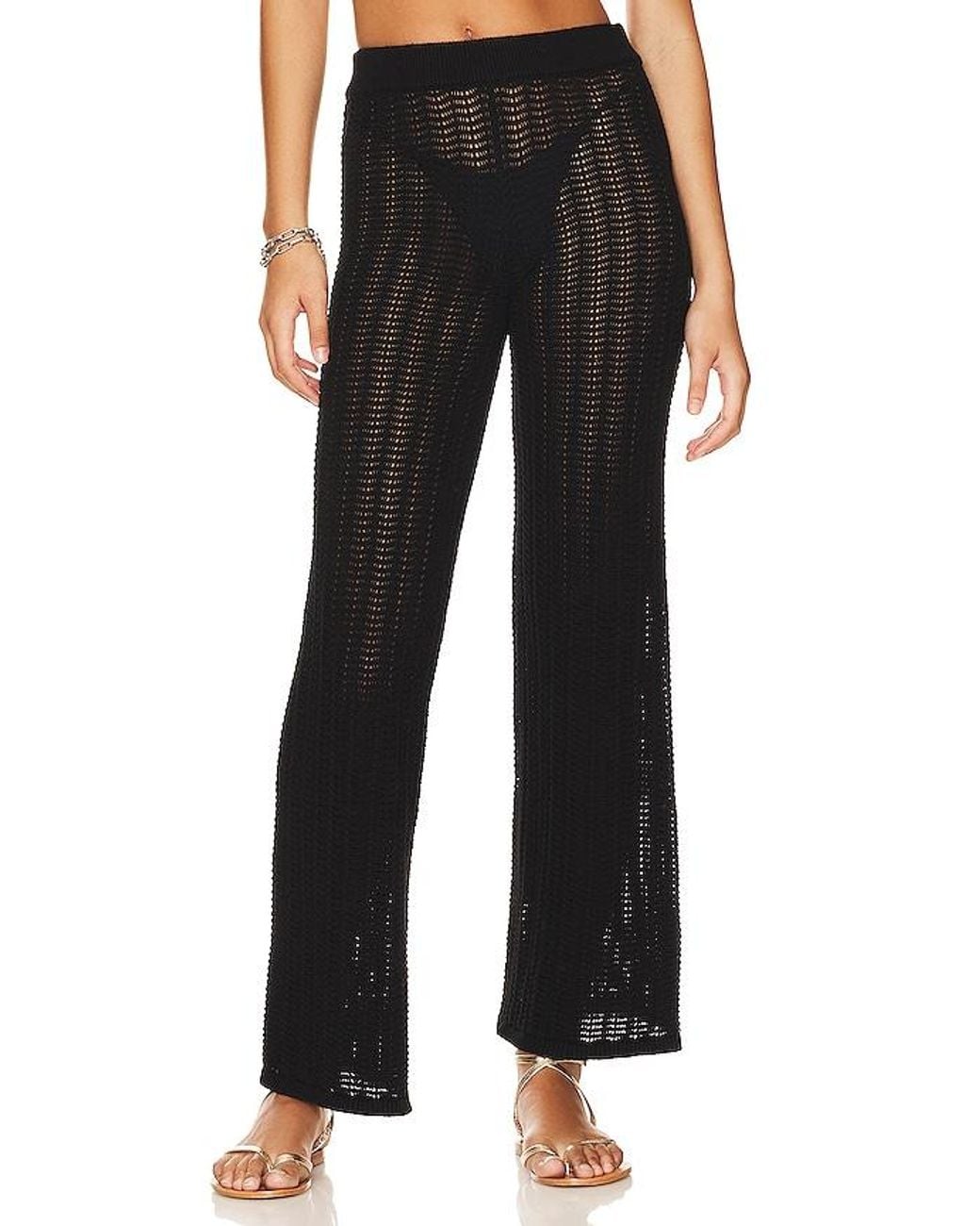 Tularosa Black Maeve Knit Pants