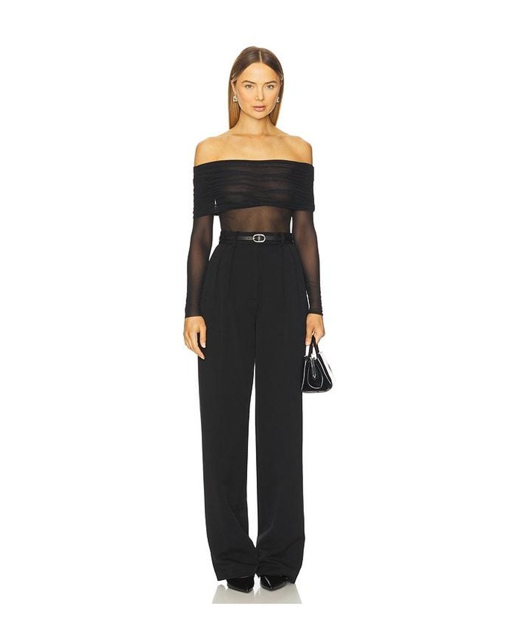 SER.O.YA Black Rosa Top