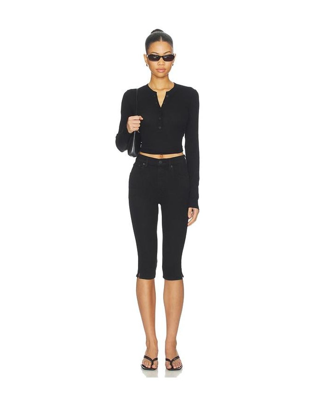 Citizens of Humanity Black Devin Capri Pants