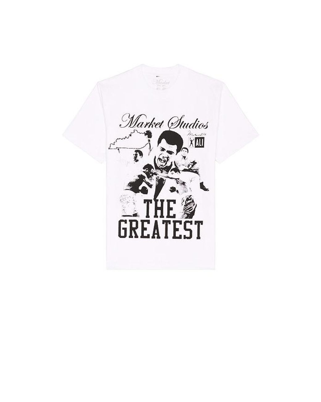 Market Gray X Muhammad Ali The Greatest T-Shirt for men