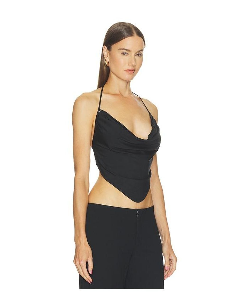 GUIZIO Black Joleen Top