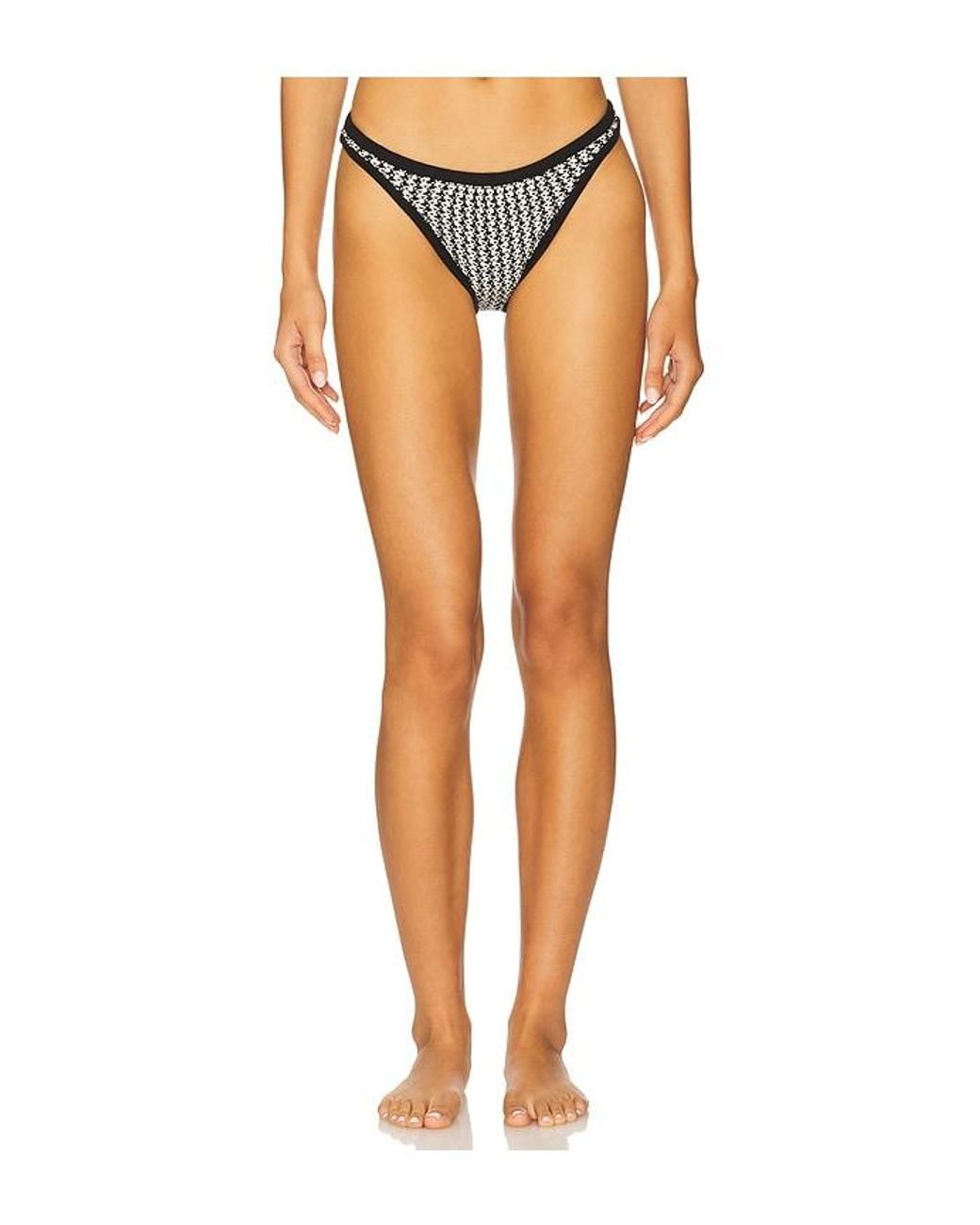 Devon Windsor Black Neo Bikini Bottom